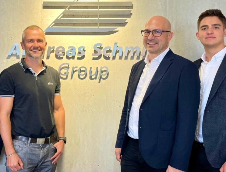 manageri RARA Logistic Romania si Andreas Schmid Group Germania startup linie rapida de marfa Romania Germania