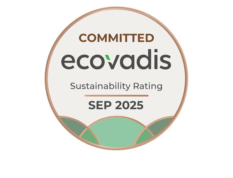 certificat sustenabilitate COMMITED pentru firma RARA Logistic acordat de EcoVadis